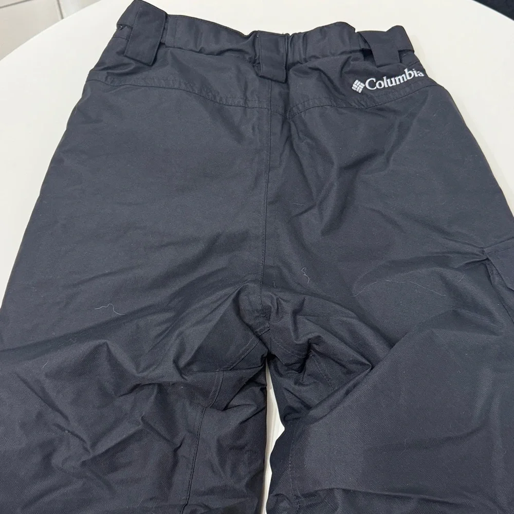 Columbia Kids Black Snow Ski Winter Pants‎ size S/8 Omni tech